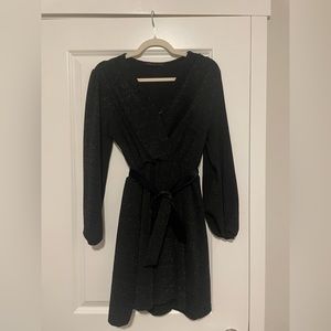 Long sleeve sparkly dress